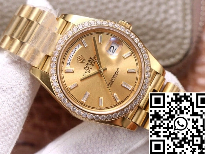 M228348RBR-0002 Gold Date 18ct Factory Day EW Rolex 0429